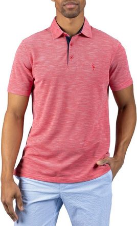 Tailorbyrd Slub Piqu&eacute; Polo in Sunwashed Red at Nordstrom Rack, Size Medium