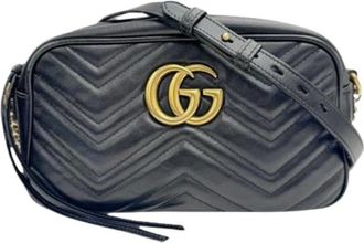 Gucci Pre-owned Borsa a tracolla GG Marmont - - Pre-owned - Donna - Nero - ONE SIZE