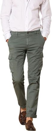 Mason's Extra Slim Fit Cargo Broek in Donkergroen - Heren - Slim Fit Broeken - Groen - 3XL - Katoen - Broeken