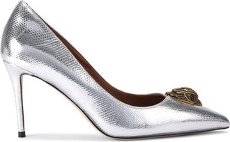 Kurt Geiger 85 mm Belgravia Eagle Court pumps - Zilver