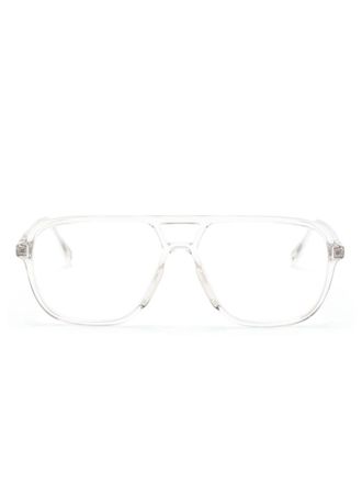 Mykita Bril met piloten montuur - Wit