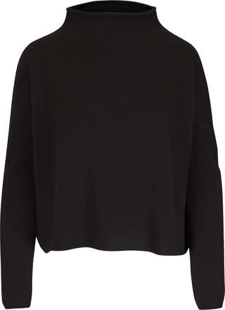 Lisa Yang Cardigan Sandy a collo alto - Nero