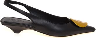 Vic Mati&eacute; Schoenen, Dames, Zwart, 36 EU, Leer, Baron Slingback