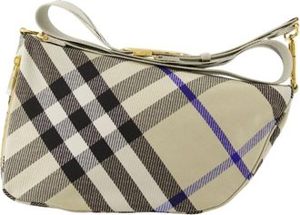 Burberry Shoulder Bags, female, Beige, ONE SIZE, Vintage Check Shield Bag