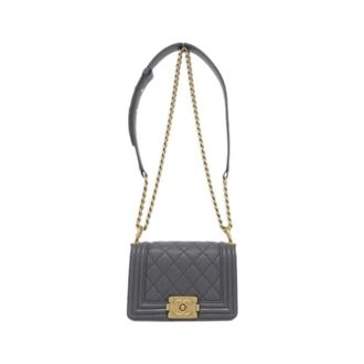 Chanel Pre-owned Vintage Shoulder Bag - Dames - Pre-owned - Grijs - Maat: ONE Size Leer
