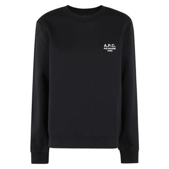 A.P.C. Standaard Sweatshirt - Dames - Sweatshirts - Zwart - L - Katoen - Hoodies & sweatvesten