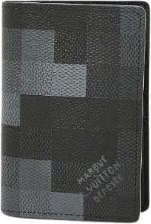 Louis Vuitton Pre-owned Wallets, male, Black, Size: ONE SIZE Pre-owned Organizer de Poche Damouflage Card Case