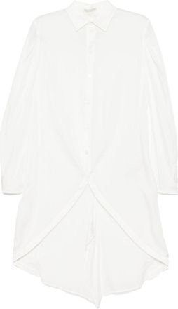 Yohji Yamamoto long-sleeved shirt - women - Cellulose Acetate - 2 - White