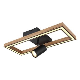 Globo Lighting Plaf&oacute;n - Mandera - Negro - Metal - Led - 67287d - Globo