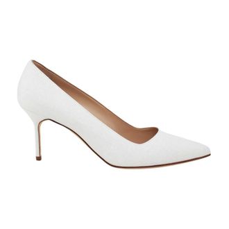Manolo Blahnik Pumps, female, White, 6 UK, Stilettos 70