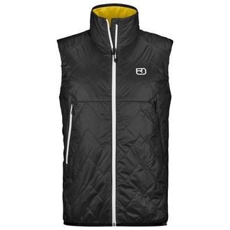 Ortovox Swisswool Piz Vial Vest Wollgilet für Herren | schwarz/grau