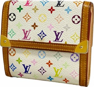 Louis Vuitton Blanc Wallet (Tri-Fold) (Pre-Owned)