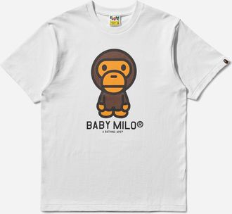A Bathing Ape Men s Baby Milo T-Shirt White