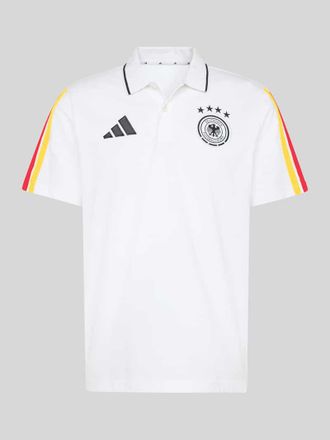 adidas Regular Fit T-Shirt aus reiner Baumwolle Modell Deutschland DNA Polo WM 2026 in Weiss, Gr&ouml;&szlig;e XXL