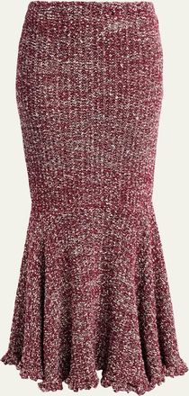 Proenza Schouler Colette Flared Knit Maxi Skirt
