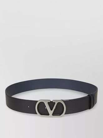 Valentino Garavani reversible belt vlogo signature box calf