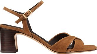 Margaux Eyewear The Paloma Sandal in Nutmeg Suede at Nordstrom, Size 41.5
