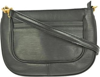 Louis Vuitton Pre-owned Cross Body Bags, female, Black, Size: ONE SIZE Pre-owned Leather Cross Body Bag