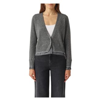 Nenette Dames, Truien, Grijs, Maat: XL