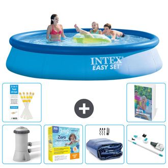 Intex Piscina Easy Set Redonda - 396x84 Cm - 7-piezas S196