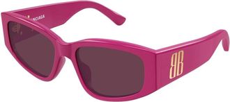 Balenciaga Zachte Cat-Eye Zonnebril - Dames - Zonnebrillen - Paars - ONE Size - Nylon - Accessoires