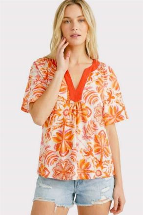 Staccato Catrina Top In Orange