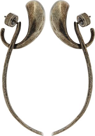 Khaite Cyclone Antique Palladium-plated Drop Earrings - Silver - One Size