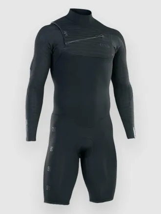 ION Ion Seek Core 3/2 Shorty Ls Front Zip Neoprenanzug schwarz