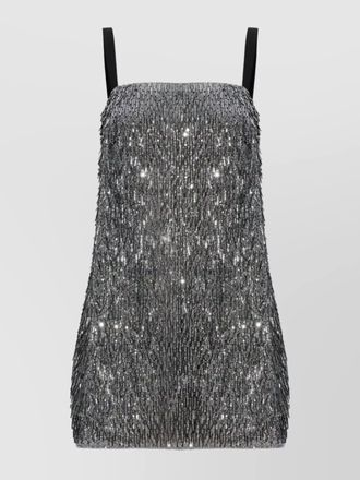 Dolce & Gabbana sequined sleeveless mini dress