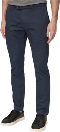 Bugatti Chino Broek met Muntzak - Heren - Chinos - Blauw - W38 L34 - Katoen - Broeken