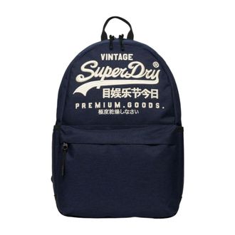Superdry Dames, Tassen, Blauw, Maat: ONE Size Leer
