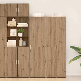 vidaXL Highboard Artisan Oak 50x42.5x185 cm Engineered Wood Vidaxl