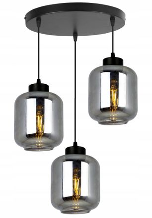 OEM L&aacute;mpara Colgante Moderna Y Elegante Con Pantalla De Cristal