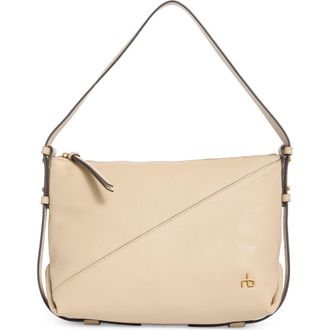 Rag & Bone Fulton Leather Shoulder Bag in Oat at Nordstrom Rack