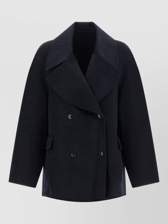 Loulou Studio wool cashmere double-breasted coat