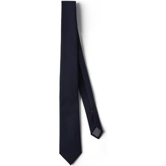 Brunello Cucinelli Virgin wool tie in Blue at Nordstrom