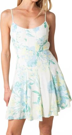 Olivaceous Demi Mini Dress In Floral Multi