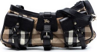 Burberry Pre-owned Burberry Quilted House Check Canvas Cinda Shoulder Bag Ladies WNR747HEUCYCO75J