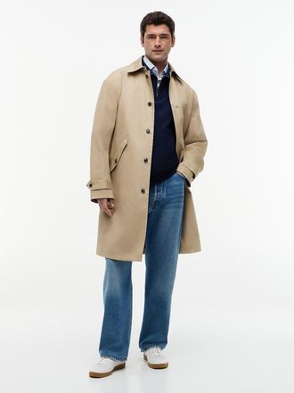 Tommy Hilfiger Mens TH Performance Relaxed Fit Car Coat - Sandalwood - XL