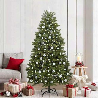 vidaXL &Aacute;rbol De Navidad Artificial Verde 210 Cm Pvc Y Metal