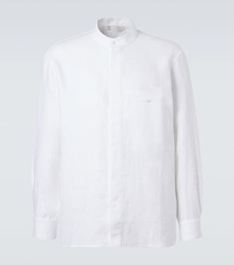 Saman Amel Giacca camicia in lino