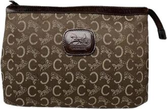 Celine Pre-owned Leren Clutch - Dames - Vintage Clutch - Bruin - ONE Size - Leer - Vintage