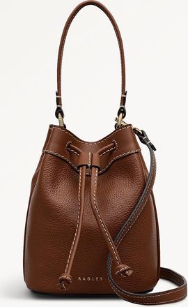 Radley London Cognac Mini Drawstring Cross Body Bag Albany Avenue SS26 Radley London