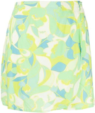 Faithfull The Brand Lucio wrap skirt - women - Rayon - M - Green