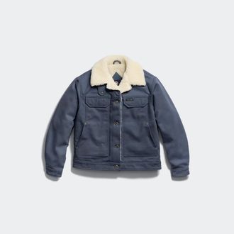Canada Goose Ash Lightweight Bomber (Women, Dusk Blue/Bone, XL)