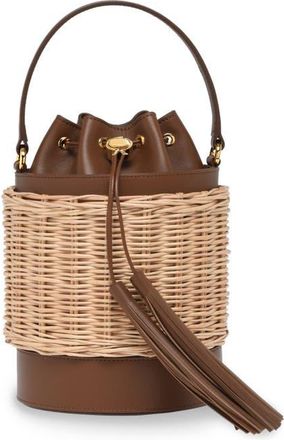 Gianvito Rossi Cestino Sienna Crossbody Bag in Brown Leather at Nordstrom