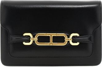 Tom Ford Whitney Small Crossbody Bag - Dames - Clutches - Zwart - ONE Size - Leer - Tassen