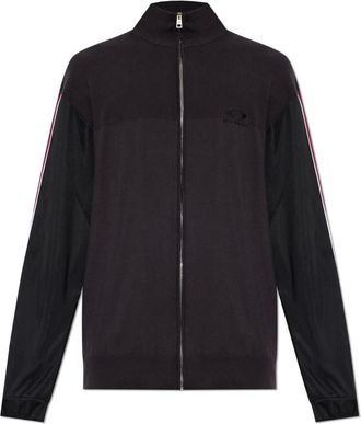 Balenciaga Zip-throughs, male, Black, Size: XL Logo Sweatshirt
