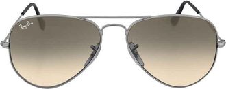 Ray-Ban Ray Ban Aviator Grey Gradient Aviator Unisex Sunglasses RB3025 003/32 55