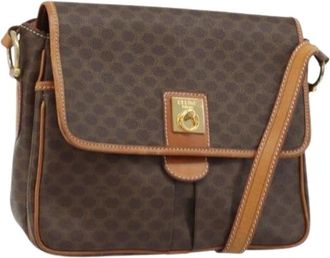 Celine Pre-owned Cross Body Bags, female, Brown, Size: ONE SIZE Pre-owned Vintage Shoulder Bag